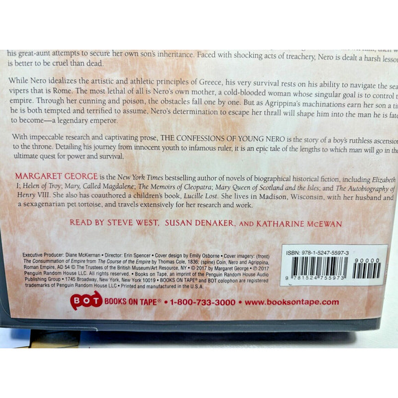 CD Audio Book The Confessions of Young Nero Margaret George Historical Fiction - Picture 4 of 10